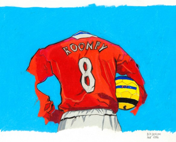 Footballer No8 Rooney